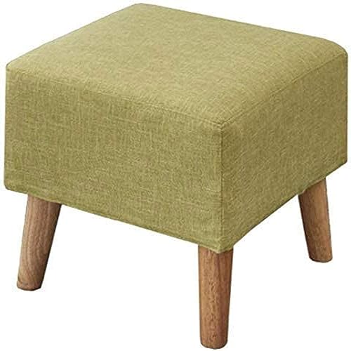 Fußhocker Ottomane Fußstütze Fußhocker, Pouffes Gepolsterter Fußhocker Schuhwechsel Hocker Stoff Abnehmbar Und Waschbar Kleiner Sofahocker Massivholz Fußbett Endhocker - Heimhocker (Größe: 6