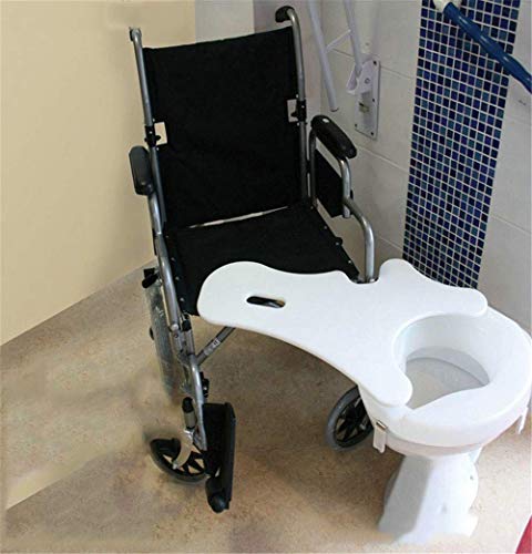 MOLVUS Bariatrisches Transferbrett für Rollstuhlfahrer, Toiletten-Transferbrett mit Griffen, 227 kg Kapazität, robuste Gleitbretter für Transfers von Senioren und Behinderten.