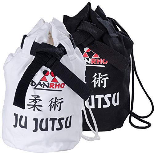 Danrho Dojo-Line Canvas Tasche JU JUTSU schwarz-weiß