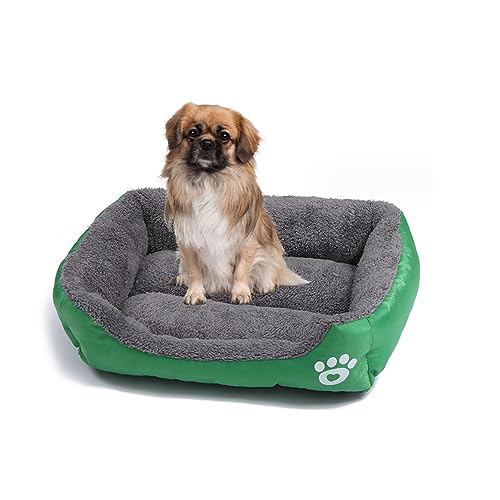 Waschbares orthopädisches Hundebett, beruhigendes Haustierbett für große mittelgroße Hunde, wasserdichtes Schlafbett mit rutschfester Unterseite, bequemes, weiches Hundesofa