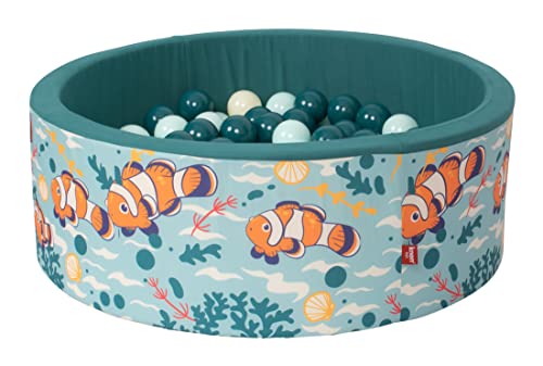 Knorrtoys Bällebad "Soft, Clownfish", inklusive 150 Bälle; Made in Europe