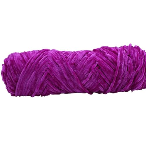 100 g Chenille-Garn, Anti-Pilling-Samtgarn, Polyester-Mischgarn aus Baumwollgarn for Strickjacken und Schals (Color : 1PC 23)