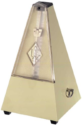Wittner 903406 Taktell Pyramidenform Metronom Kunststoffgehäuse ohne Glocke elfenbein