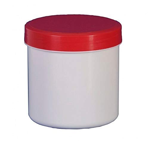20 Salbendosen Salbendose Cremdose 250 g 310 ml Deckel rot Salbendöschen