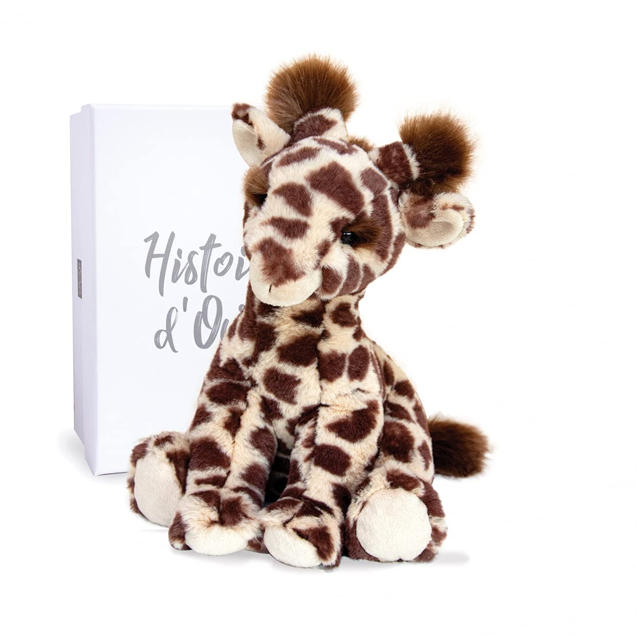 Histoire d'Ours (HISU0) in Plüschtier Lisidie Giraffe, naturell, 30 cm – Geschichte von Bären., Braun