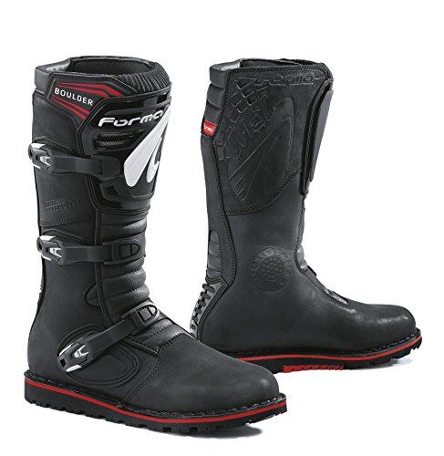 Forma Stiefel Moto Trial Boulder, Schwarz, 39