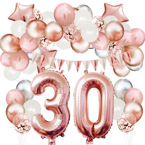 Luftballons Geburtstagsparty-Zahlenkombination Atmosphäre Dekoration Ballondekoration Lieferungen 30