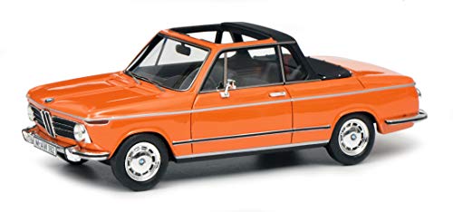 Schuco 450908600 BMW 2002 Cabrio, orange 1:43 Auto