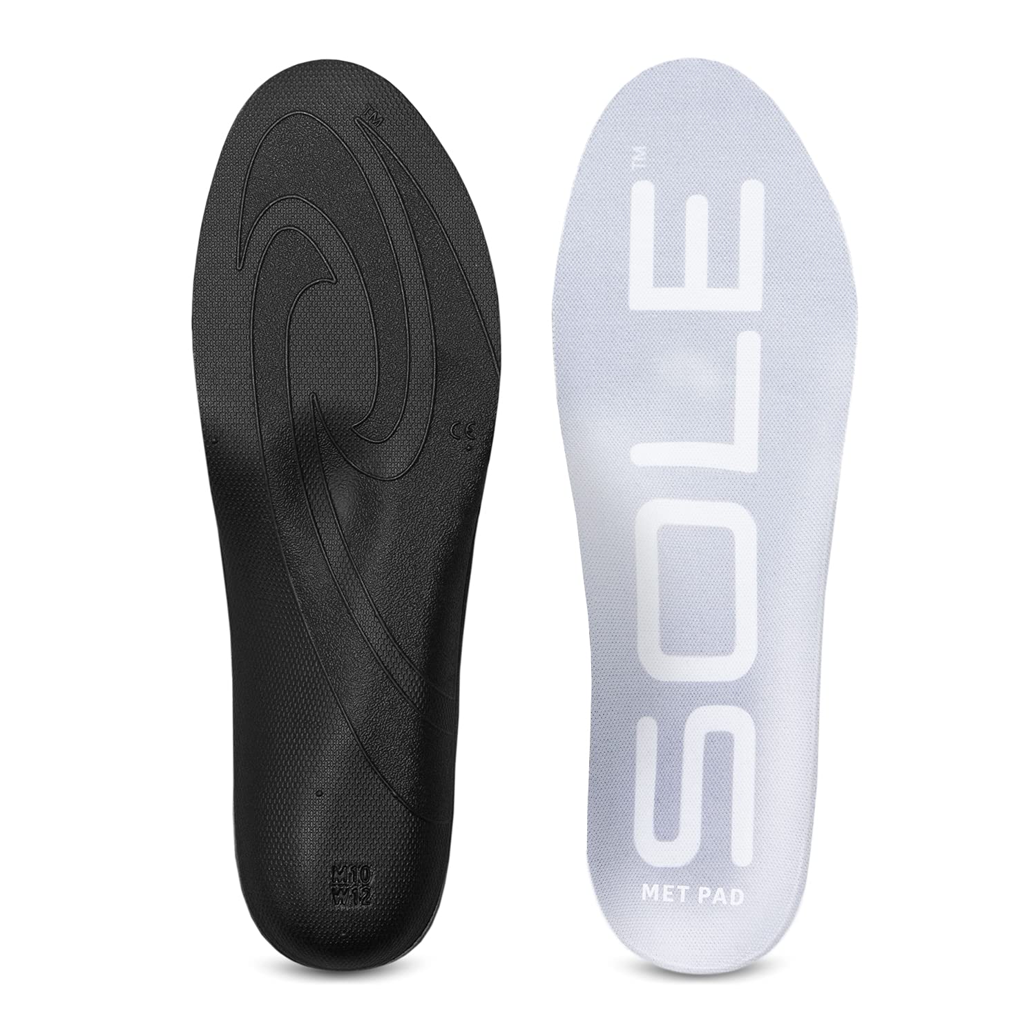 SOLE Performance Thick Orthopädische Kork-Stiefeleinlagen – Plantarfasziitis Relief Arch Support Einlegesohlen – mehrere Größen, Grau, Mens Size 13 / Womens Size 15