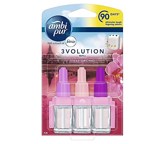 Ambi Pur 6er Pack 3volution Nachfüllung Elektrische Lufterfrischer - Thai Orchidee - 20 ml