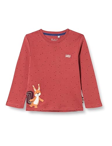 sigikid Mädchen Mini Autumn Forest Langarmshirt, rot, 98