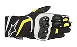 Alpinestars Motorradhandschuhe T-sp W Drystar Gloves Black Yellow Fluo, Schwarz/Weiss/Fluo, 3XL