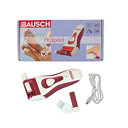 Peter Bausch 0328 - Aufladbares Hornhautschleifgerät EasyPedipeel mit ergonomischem Griff zum Entfernen von Hornhaut