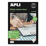 APLI 11833 Laser Glossy 210 GR 100 A4 Druckerpapier