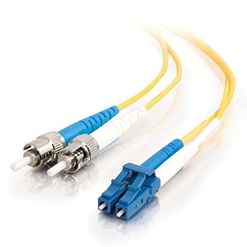 C2G 3m Glasfaser/Glasfaserkabel fàur Gigabit-Ethernet-Anwendungen LC/ST LSZH Duplex Multimode 9/125 SM Glasfaser