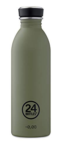24 bottles Trinkflasche Stone Sage grün/Khaki 500ml