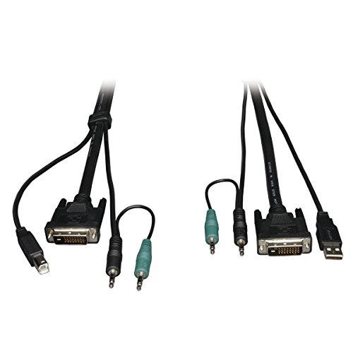 Tripp LITE 3 m Kabelsatz für B002-DUA2/B002-DUA4 Secure KVM Switches 10' (P759-010), Schwarz
