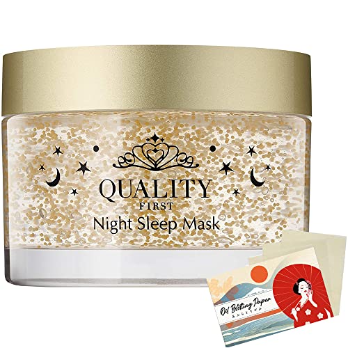 Quality 1st Night Sleeping Cream Mask - 80g Blotting Paper Set