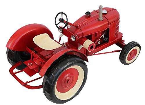 aubaho Traktor Modelltraktor Trekker Modell Auto Metall Antik-Stil Modell