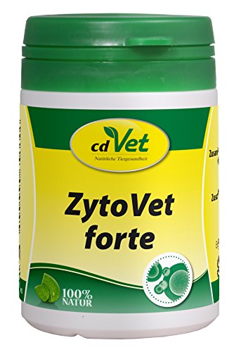 cdVet Naturprodukte ZytoVet forte 55 g - Hund, Katze - Ergänzungsfuttermittel - Unterstützung des Immunsystems - Autoimmunerkrankungen - Zellstoffwechselprobleme - gesunde Zellen - Gesundheit -