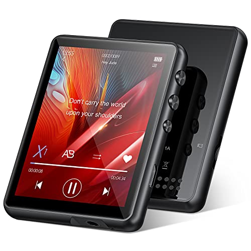 32 GB MP3-Player Bluetooth 5.0, tragbarer High-Fidelity-verlustfreier Klangqualität, Musik-Player, 2.4 Zoll (2.4 Zoll) Vollbild-Touchscreen, E-Book, unterstützt bis zu 128 GB