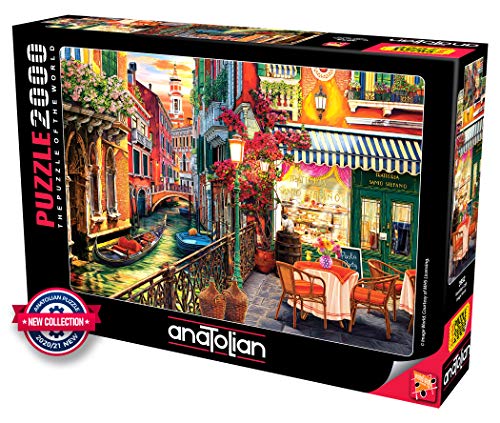 Anatolian Puzzle 2000 Teile - Venetian Cafe - Puzzle-Größe 96x66cm (H)