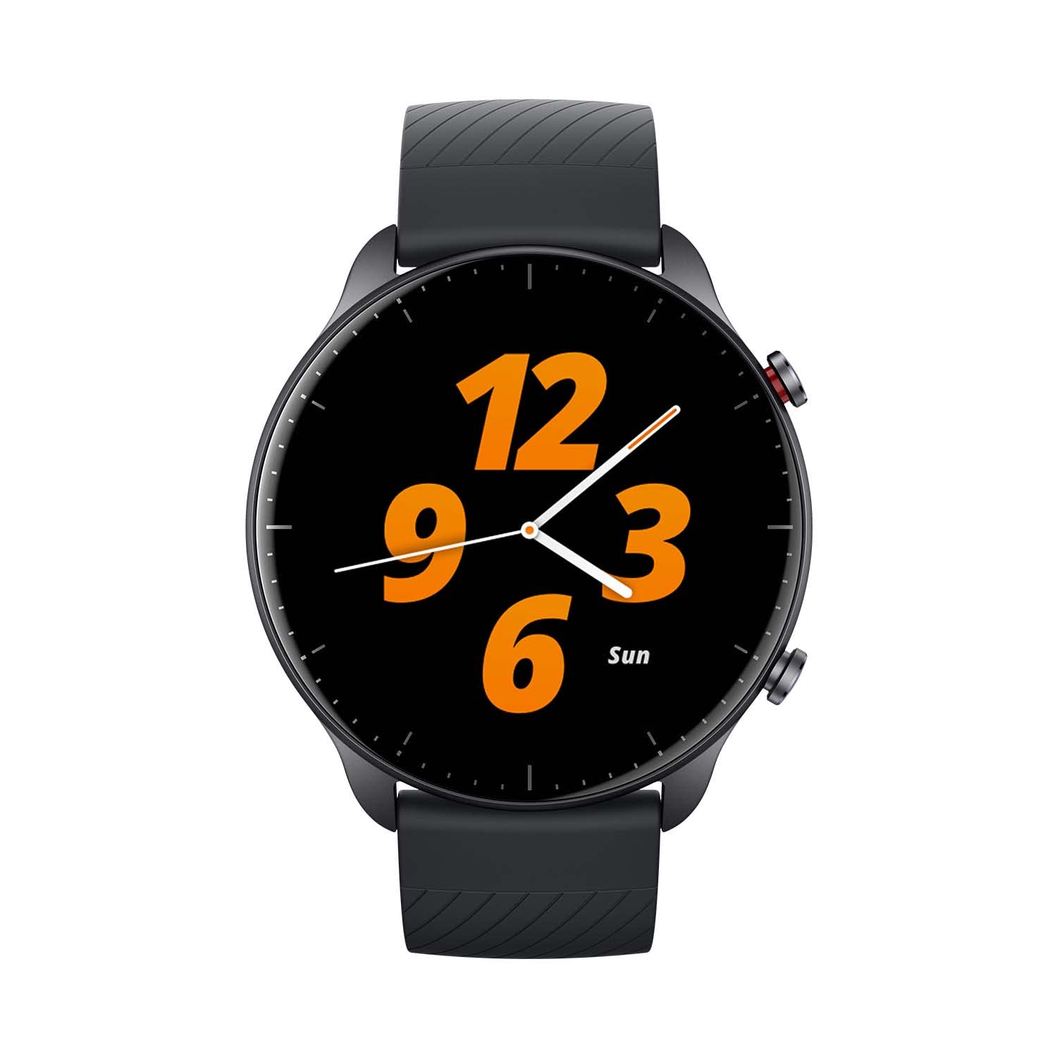 Amazfit GTR 2 Smartwatch mit Bluetooth-Anrufe, 3 GB Musikspeicher, Sportuhr mit 90 Sportmodi, Herzfrequenz- und SpO2-Überwachung, Alexa, Round, Schwarz