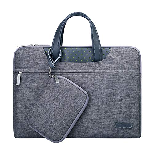 HONGBI Rucksack Messenger Bag Umhängetasche Laptop Tasche Handtasche Business Aktentasche Reise Rucksack Passend für 12-15.6 Zoll Laptop Grau 13.3"