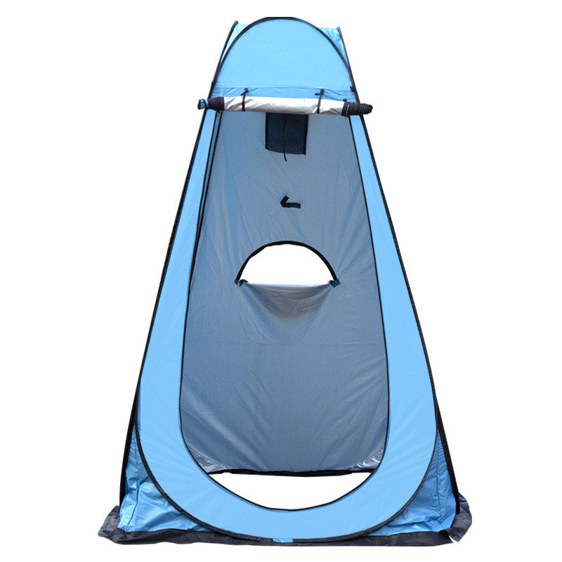 Einzelne automatische Zelt Camping Anti-UV-Sonnenschutz Strand WC Zelt mit Aufbewahrungstasche