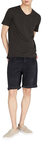 Sisley Mens 3YR7S4001 T-Shirt, Dark Grey 133, XL