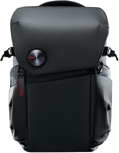 VSGO 20-Liter-Rucksack für DSLR-Kamera und Drohnen-Außenaufnahmen, kompatibel mit Sony-, Canon- und Nikon-Kameras, DJI RS3-Stabilisatoren, wasserdichtes Gewebe und Schnellverschluss-Design, Schwarz