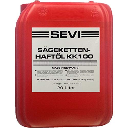 20 Liter SEVI Sägekettenöl mit Superhaft Zusatz, Kettensägeöl mineralisch