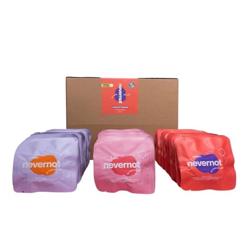 nevernot Soft-Tampons, 150 Stück: Menstruationsschwamm mit optionalem Faden, 100% Schadstofffrei und super weich, Einfach zu entfernen