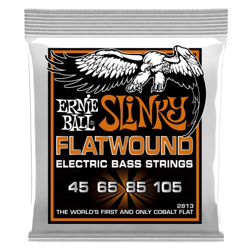 Ernie Ball Hybrid Slinky Flatwound E-Bass Saiten - 45-105 Gauge