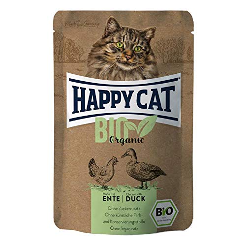 Happy Cat Bio Huhn & Ente | 12x 85 g