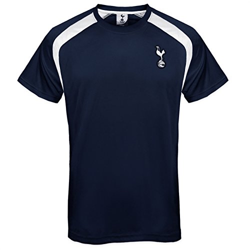 Tottenham Hotspur - Herren Trainingstrikot aus Polyester - Offizielles Merchandise - Geschenk für Fußballfans - Marineblau - XXL