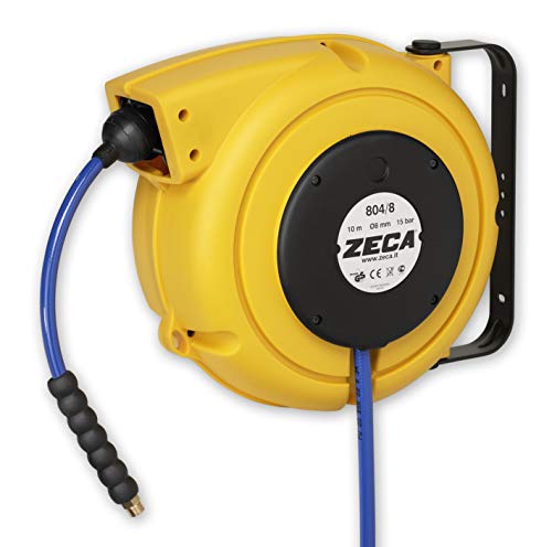 Schlauchtrommel ZECA 804/8 für Druckluft, 10 m Schlauch D.8 mm