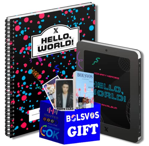 Xdinary Heroes - Hello, World! [Full Set ver.] (1st Mini Album) 2 Albums+Pre Order Limited Benefits+BolsVos K-POP eBook (21p), Photocards