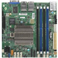 SUPERMICRO A2SDi-4C-HLN4F - Motherboard - Mini-ITX - Intel Atom C3558 - USB 3.0 - 4 x Gigabit LAN - Onboard-Grafik - BULK