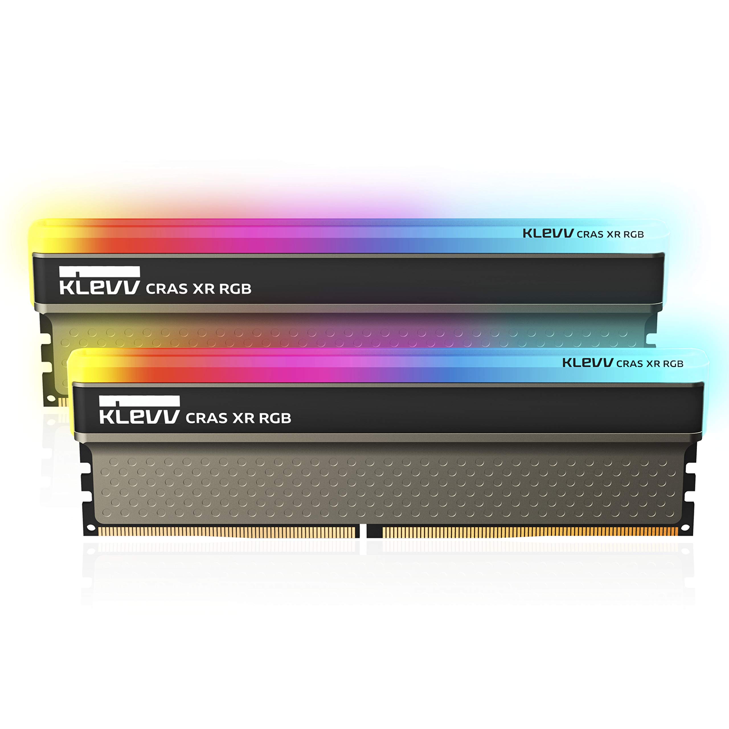KLEVV CRAS XR RGB 16GB Kit (8GB x2) 4000MT/s Gaming-Speicher DDR4-RAM XMP 2.0 Extreme Performance Übertakten