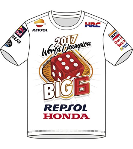 MotoGP Apparel mm93 2017 World Feld T-Shirt, weiß, Größe XXL