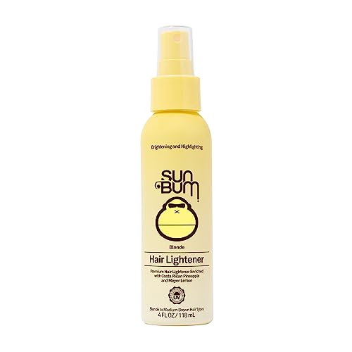 Sun Bum Blonde Formula Hair Lightener, 4oz Spray Bottle, Hair Highlighting Spray