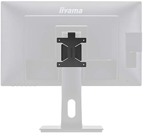 iiyama MD BRPCV04 VESA-Halterung Kit (Vesa 100) für Mini-PC (Thinclient/Zeroclient PCs), Schwarz