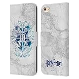 Head Case Designs Offizielle Harry Potter Hogwarts Aguamenti Deathly Hallows IX Leder Brieftaschen Handyhülle Hülle Huelle kompatibel mit Apple iPhone 6 / iPhone 6s