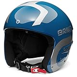 Briko (ZIOIO) Vulcano FIS 6.8, Helmet Unisex Erwachsene, Shiny Blue-Silver, L