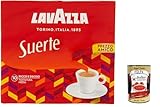 8x Lavazza, Suerte, gemahlenen Kaffee, Kaffee für Mokka-Kanne oder Filterkaffee, mit aromatischen Noten von Holz und Tabak, robust, Intensität 10/10, mittlerer Braten 255g + Italian Gourmet polpa 400g
