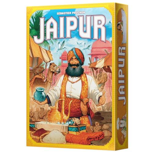Space Cowboys, Jaipur, Kartenspiel, Ab 10 Jahren, für 2 Spieler, 30 Minuten pro Spiel, Mehrsprachig, inklusive Spanisch