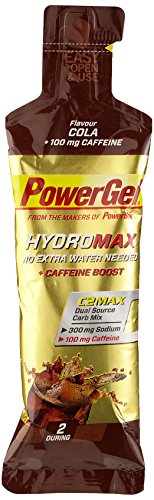 PowerBar PowerGel HydroMax Cola mit Koffein 24 Stck, 1er Pack (1 x 1,824 g)