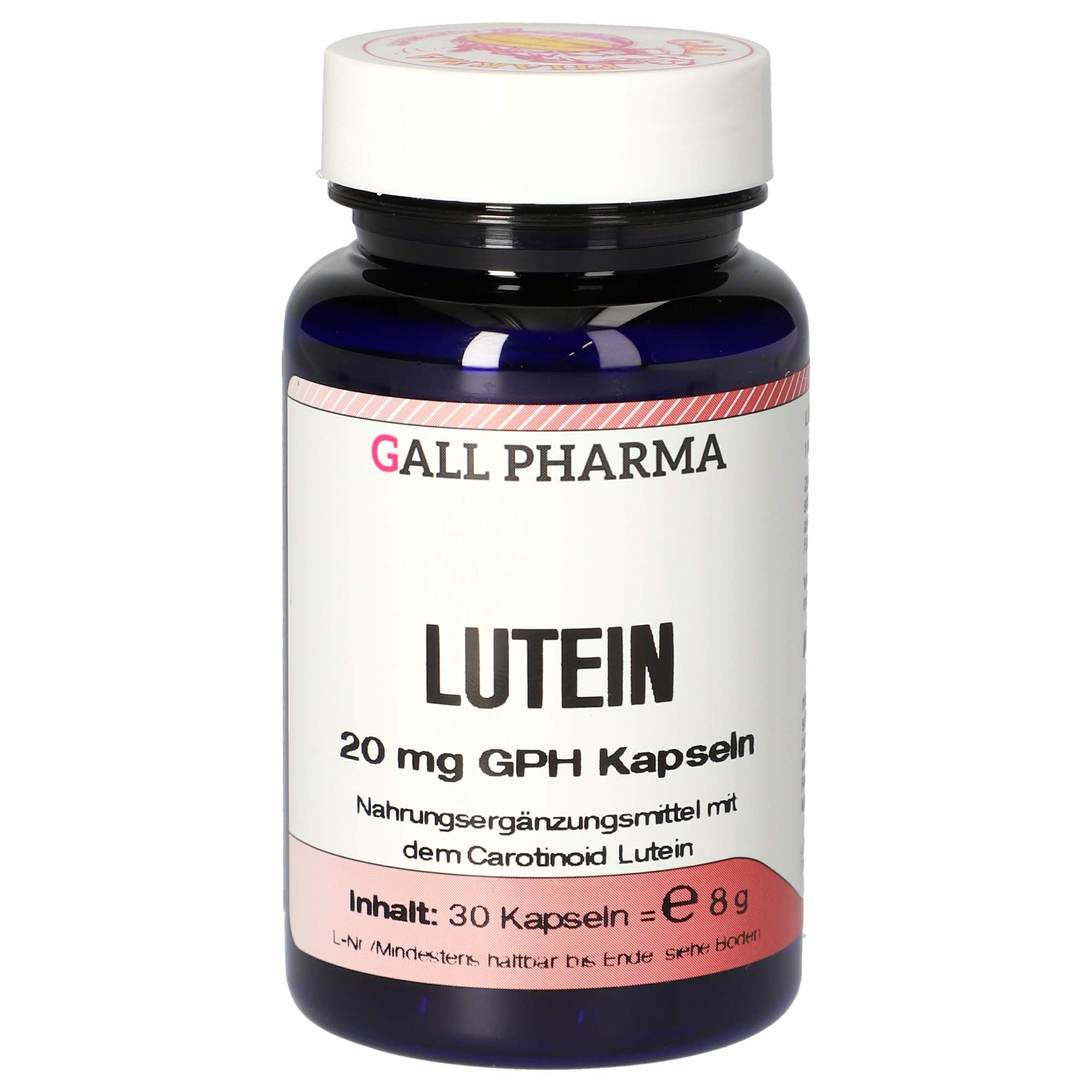 Gall Pharma Lutein 20 mg GPH Kapseln, 1er Pack (1 x 30 Stück)