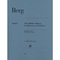 Vier Stücke für Klarinette und Klavier op. 5